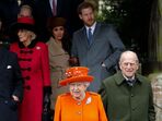 Isabel II e Meghan Markle