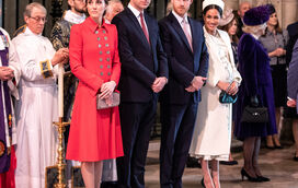 Duelo de elegância: Meghan e Kate juntas em cerimónia em Westminster 