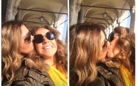 As férias românticas de Daniela Mercury e Malu Verçosa em Veneza