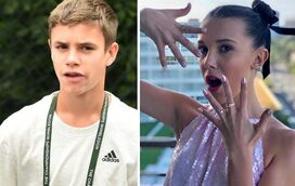 Romeo Beckham e Millie Bobby Brown: um amor adolescente