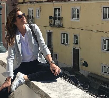Mais uma celebridade rendida a Portugal. Cindy Crawford rendida à luz da capital e aos pastéis de Belém