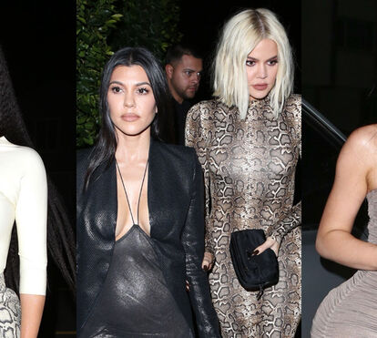 As quatro magníficas! Kim, Khloé, Kourtney e Kylie são uma bomba atómica de curvas e sensualidade