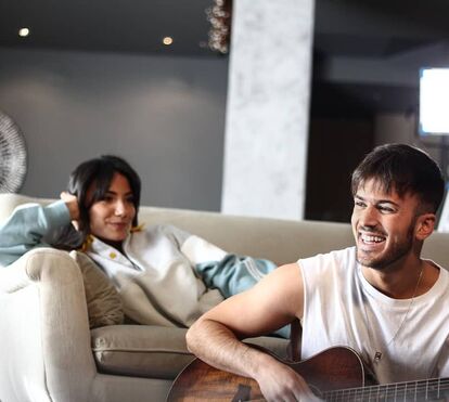 As fotografias mais ousadas de David Carreira e a namorada