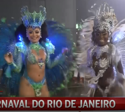 A maior festa de Carnaval é no Rio de Janeiro