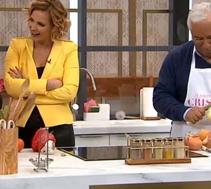 Primeiro-ministro dá resposta a Assunção Cristas na cozinha de Cristina Ferreira