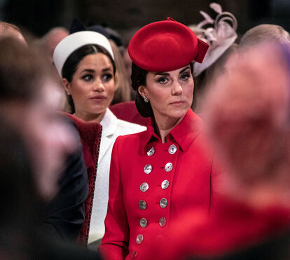 As fotografias reveladoras de Kate na presença de Meghan