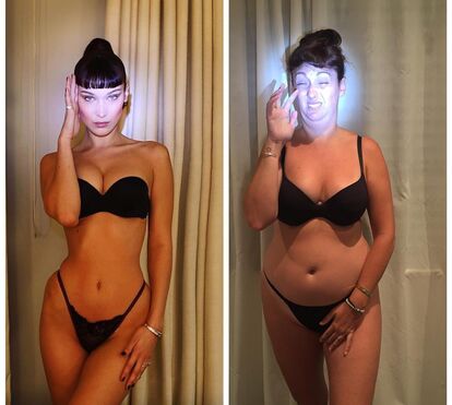 Comediante australiana faz paródias no Instagram com fotos de famosos