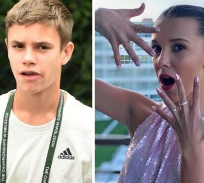 Romeo Beckham e Millie Bobby Brown: um amor adolescente