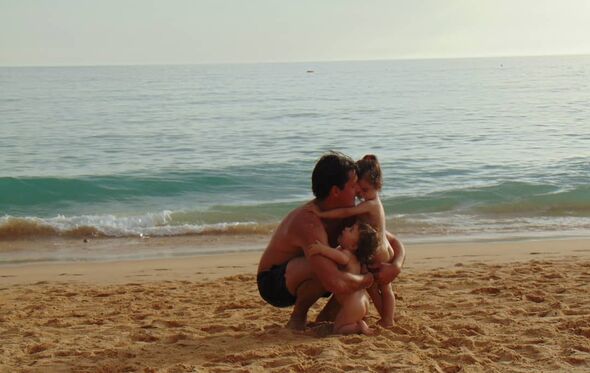 Pedro Rodril com a filha