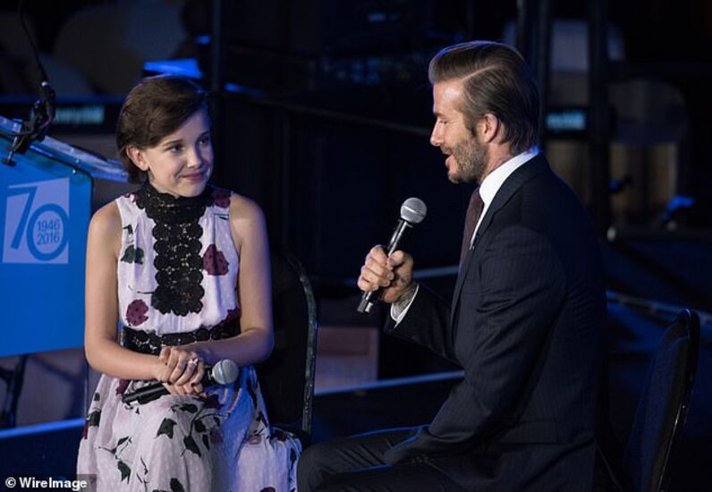 Romeo Beckham, Millie Bobby Brown