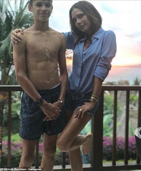 Romeo Beckham, Millie Bobby Brown
