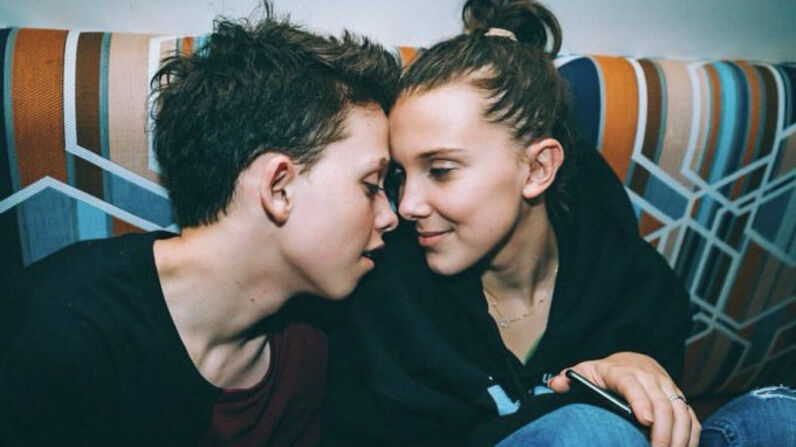 Romeo Beckham, Millie Bobby Brown