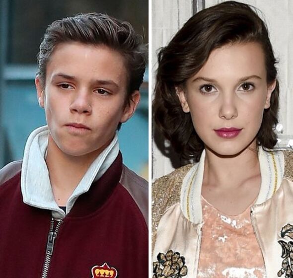 Romeo Beckham, Millie Bobby Brown