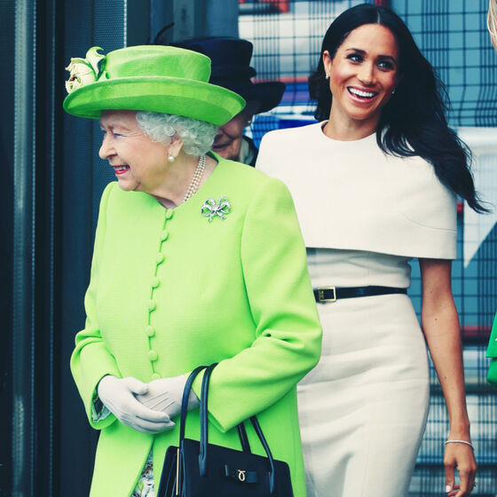 Isabel II e Meghan Markle