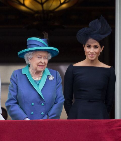 Isabel II e Meghan Markle