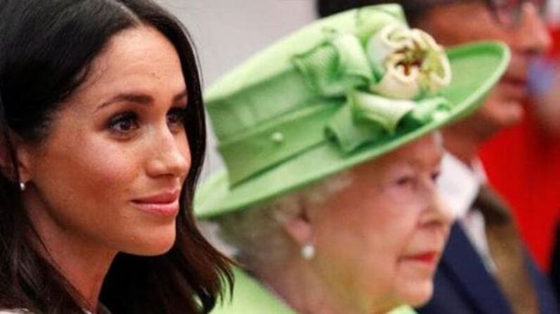 Isabel II e Meghan Markle