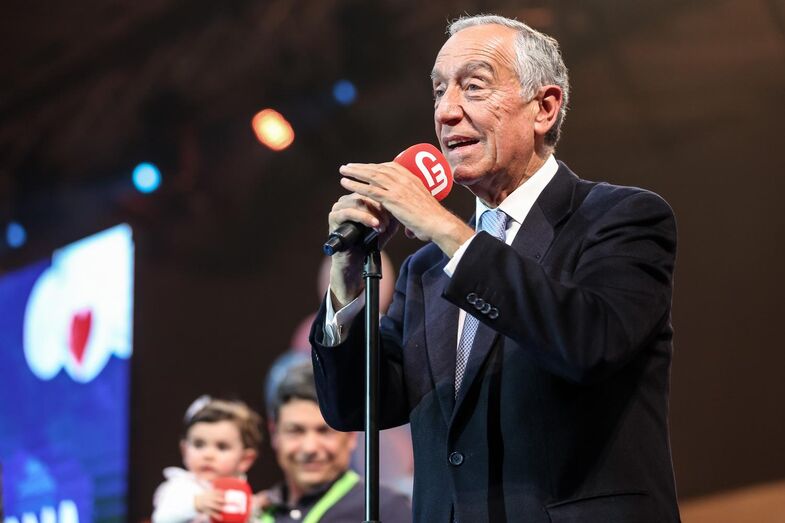 O Presidente da República na gala Viva a Vida, organizada pelo 'CM' e pela 'CMTV'