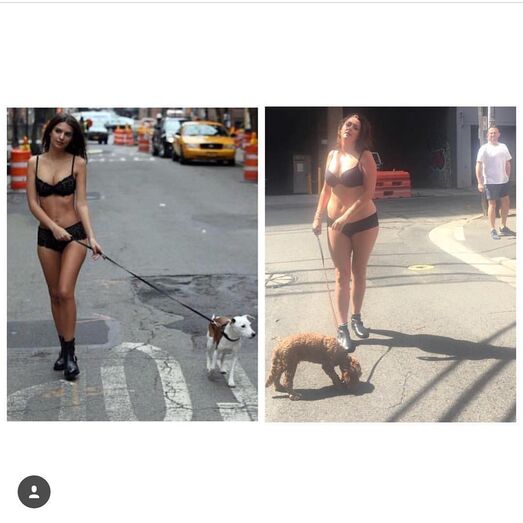 Comediante australiana faz paródias no Instagram com fotos de famosos