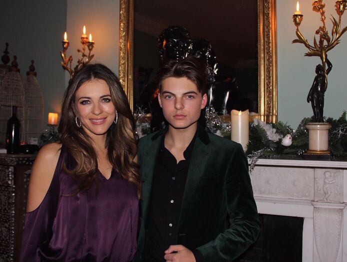 Elizabeth Hurley e Damian
