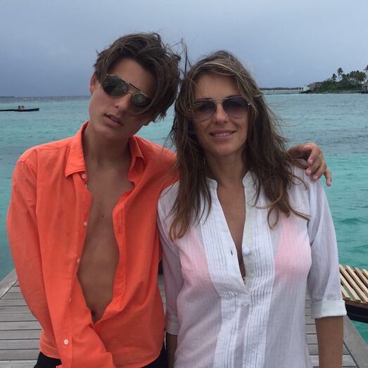 Elizabeth Hurley e Damian