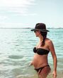 Helena Costa, grávida, férias