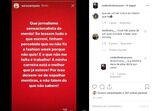 Rui Oliveira abre guerra contra seguidora no Instagram