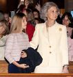 Letizia e família real espanhola nas cerimónias da Pascoa 