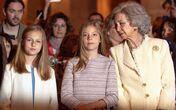 Letizia e família real espanhola nas cerimónias da Pascoa 