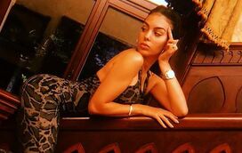 Luxo! Provocadora, Georgina Rodríguez usa 'jumpsuit' animal print de 3843 euros