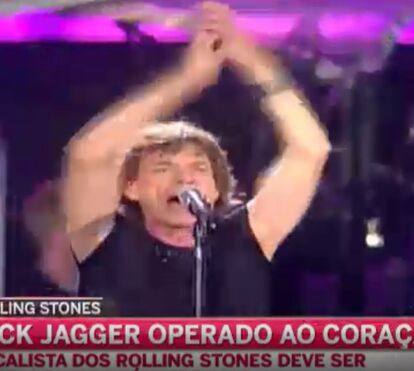 Mick Jagger operado ao coração
