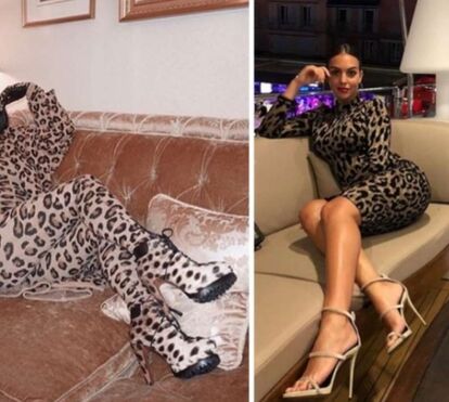 Namorada de Cristiano Ronaldo quer ser rainha do Instagram: Georgina copia estilo de Kim Kardashian