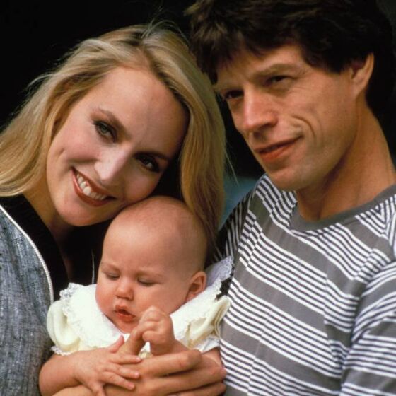 Mick Jagger e Jerry Hall