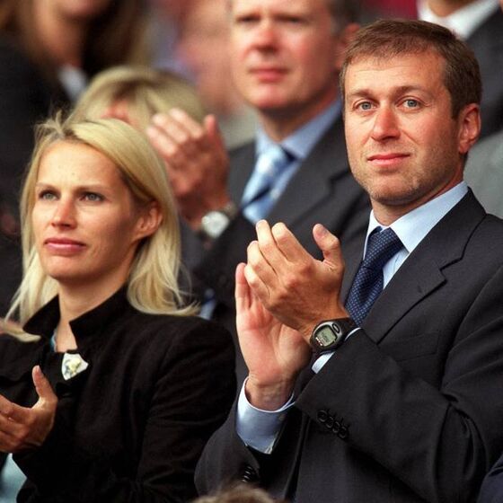 Roman e Irina Abramovich