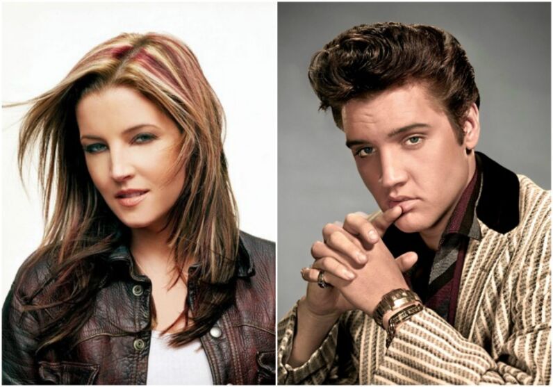 Lisa Marie Presley e Elvis Presley