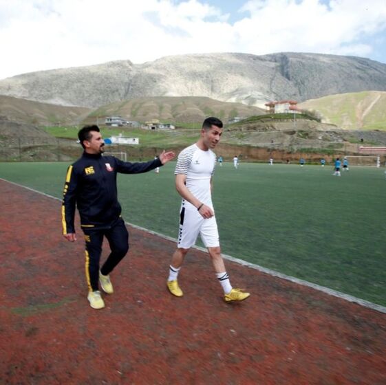 Biwar Abdullah, Sósia, Cristiano Ronaldo