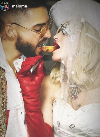 madonna, maluma