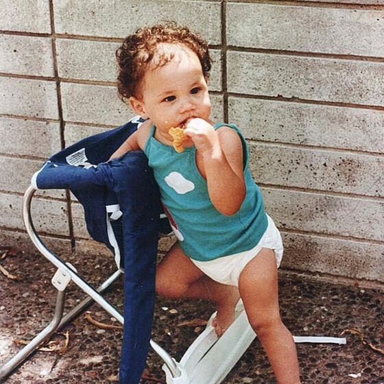 Meghan Markle criança