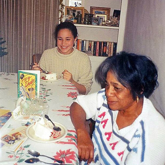 Meghan Markle criança