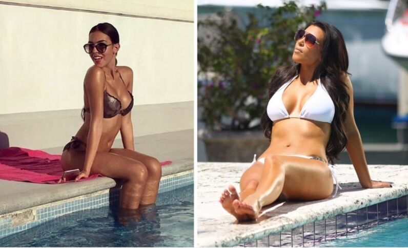 Georgina Rodriguez, Kim Kardashian