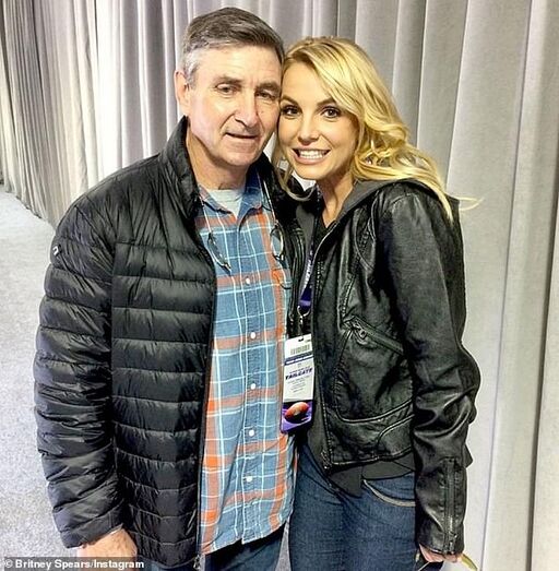 Britney com o pai, Jamie Spears