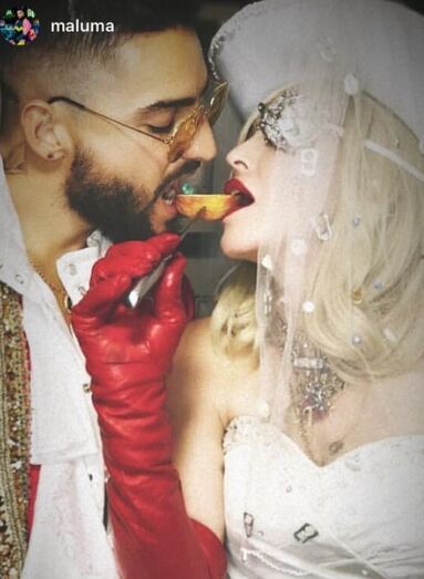 madonna, maluma