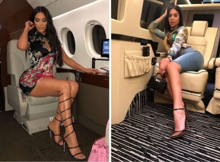 Georgina Rodriguez, Kim Kardashian
