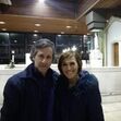 Fátima Lopes e o padre João, em Fátima