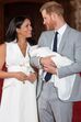 Harry e Meghan Markle com o primeiro filho.