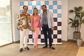 Henrique Brust, Branca Matos e João Libério