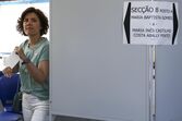 Assunção Cristas, CDS, Eleições europeias, políticos, urnas, mesas de voto