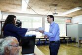 Pedro Marques, PS, Eleições europeias, políticos, urnas, mesas de voto