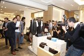 Famosos inauguração Hugo Boss