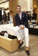 Famosos inauguração Hugo Boss