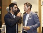 Famosos inauguração Hugo Boss